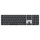 Apple Magic Keyboard tipkovnica USB + Bluetooth AZERTY Francuski Srebro, Crno