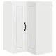 Vidaxl omara za vogal PORTO Bela 57 x 57 x 80 cm Konstruiran les