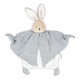 Zeko od tekstila sivi Organic Cotton Doudou Rabbit Grey Kaloo za maženje u krevetiću 20 cm u poklon kutiji od 0 mjes