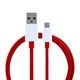 OnePlus Warp podatkovni kabel iz USB-A na USB-C, rdeč, 1.5 m