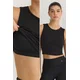 Trendyol Black Brushed Soft Fabric Knitted Sports Blouse