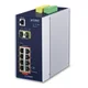 PLANET IP30 L2+ SNMP Manageable 8-Port Gigabit POE(Af) switch + 2-Port Gigabit SFP Industrial switch (-40 to 75 C), ERPS Ring Supported, 1588 (IGS-10020PT)