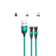 Magnetni polnilni kabel 3v1 (Micro/USB-C/Lightning) 1m