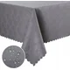 shumee Vodoodporen PU prt 140 x 100 cm - siv z učinkom lotosa