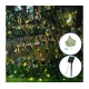 Aigostar - LED solarni niz 102xLED/2x0,7m IP65 topla bela ivy