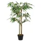 Vidaxl Umetno bambusovo drevo 380 listov 80 cm zeleno