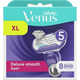 Gillette Venus Deluxe Smooth Swirl glave brivnika - 8 kosi