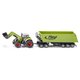 SIKU traktor Claas Axion 850 + ruda za kamionske prikolice + prikolica