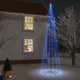 Stožasto božićno drvce hladno plavo 1134 LED žarulje 230x800 cm