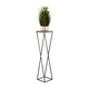 Stalak za cveće LOFT 100x24 cm crna/smeđa