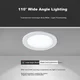 FSL LED Ugradna lampa, 2.5 inča, 4 W, Bela