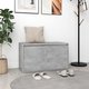 vidaXL Klupa za hodnik 80 x 40 x 45 cm siva boja betona od iverice