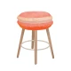 Ambia Home TABURE, les, kovina, umetna masa, tekstil, papir naravne barve, pink