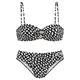 VIVANCE Bikini bež / črna / bela