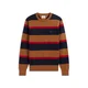 TOMMY HILFIGER Pulover mornarska/konjak/rdeča