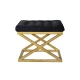Atelier del Sofa Tabure 50x42x40cm, Zlatno-Crno