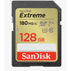 SANDISK SDXC 128 GB EXTREME, 180/90 MB/s, UHS-I, C10, U3, V30