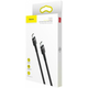 Baseus podatkovni kabel Quick Charge Type C 60W 2m - črn