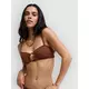 Roxy Sunshine Bandeau zgornji del bikini kopalk cappuccino