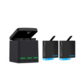 Punjač za 3 baterije + 2 dodatne baterije za GoPro Hero 8/7/6/5 Black