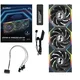 Lian Li Lian Li UNI FAN SL Brezžični LCD 120 Obratni ventilator ohišja 12 cm Črn 3 kosi