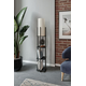 Opviq Podna lampa Quatro, 135 cm, Crna