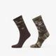 Nogavice adidas Camo Crew Sock 2-Pack Olive Strata/ Aurora Coffee M