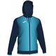 JACKET HOODED SUPERNOVA DARK NAVY-FLUOR TURQ plavo-tirkizna M