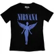 Nirvana Angelic Blue Mono Black L Ženske Majica