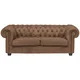 Landscape CHESTERFIELD ZOFA, rjava tekstil