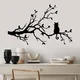Wallity Zidna dekoracija Cat 12, 80x50 cm, 1.5 mm, Crna