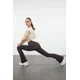 Trendyol Dark Brown Gathering Leg Snap Detailed Spanish Leg Yoga Knitted Sports Tights
