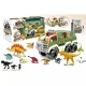 Dino komplet igrače z vozilom - 35 cm