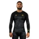 Venum X Chimaev Kompresiona majica Rashguard, Dugi rukav, Crno-sivi