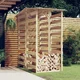 vidaXL Pergola s streho 2 kosa 100x90x200 cm impregnirana borovina