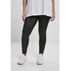 Womens Synthetic Leather Leggings Black
