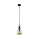 Luster na sajli SOPHIA 1xE14/10W/230V crna/zelena/dimljeno-bež