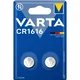 Varta CR1616 3V litijeva gumbasta baterija, 2 paketa