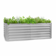 Blumfeldt High Grow Straight, visoka greda, 200x60x100 cm, 1200 l, jeklo (GDMB4-HighGrow200-SI)