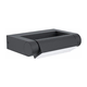 Eglo Brianza spoljna zidna lampa/1, led, 4,8w, 450lm, ip44, liveni aluminijum/crna