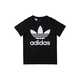 ADIDAS ORIGINALS Majica Trefoil, bijela / crna