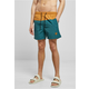 Mens Block Swimsuit Blue/Caramel