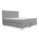 Boxspring krevet Seattle 147 Boxspring, Bračni, Siva, 210x210, Tkanina, Basi a doghePodnice za krevet, 212x210x135cm