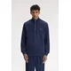FRED PERRY HALF ZIP DUKS BLUESW