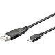 Goobay USB 2.0 kabel A - Micro USB B, 1m.