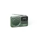 AKAI radio prijenosni FM, AM, BT, LCD, USB, punjiva baterija, zeleni APR-300