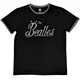The Beatles Bug Logo Ringer Black M Majica