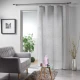 Zavesa Milza 140x240cm sa metalnim prstenima siva D. d Interieur