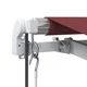 Tenda na automatsko uvlačenje bordo 450 x 350 cm