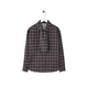 Trendyol Bluza temno rjava / bela